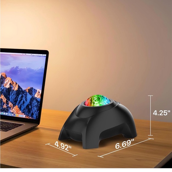 Rossetta Star Projector Galaxy Projector LED. Bluetooth Speaker & White Noise - Picture 2 of 10